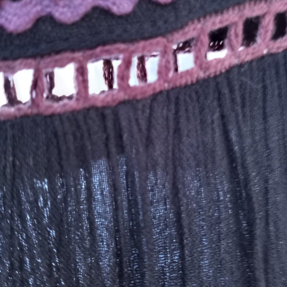 Free People black dress with beads, charms, sequins and embroidery - Picture 4 of 14